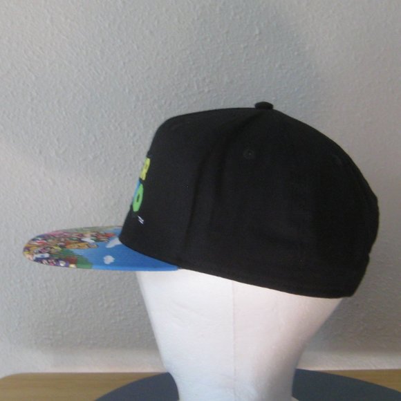 Nintendo Super Mario Embroidered Character Group Adjustable Snapback Cap Hat - Picture 5 of 12